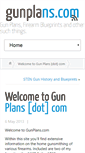Mobile Screenshot of gunplans.com